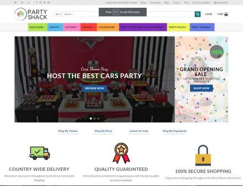 Party Shack Online Store